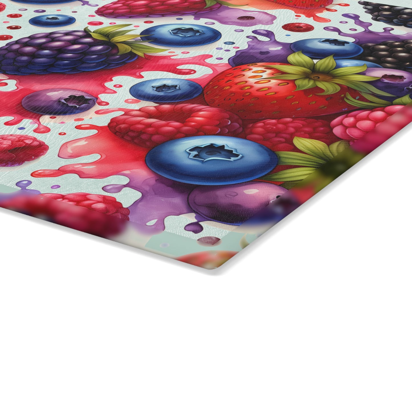 🍓🍇 Mixed Berry Splash Cutting Board – A Berry Beautiful Kitchen Essential!
