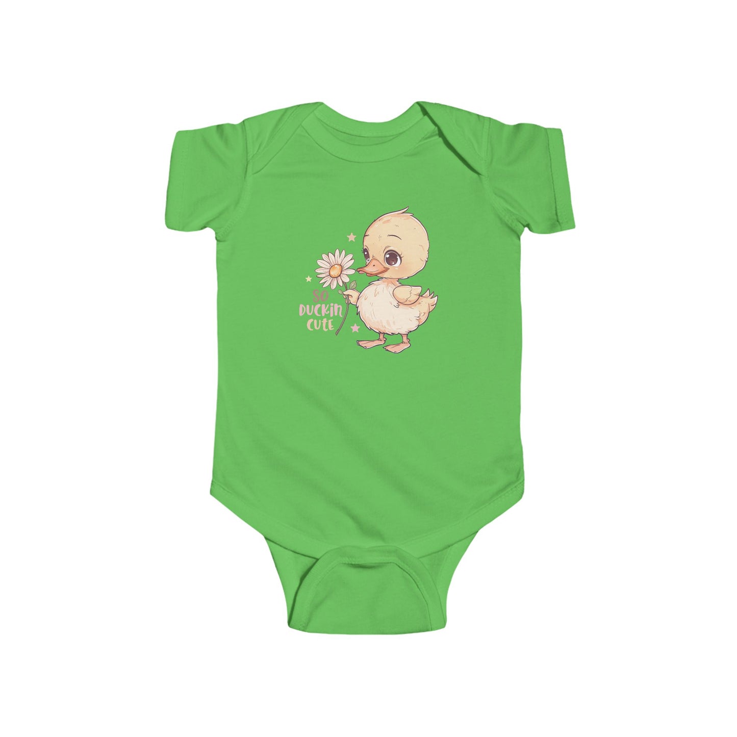 🦆 So Duckin’ Cute Baby Onesie – Funny Farm Animal Outfit 🌼