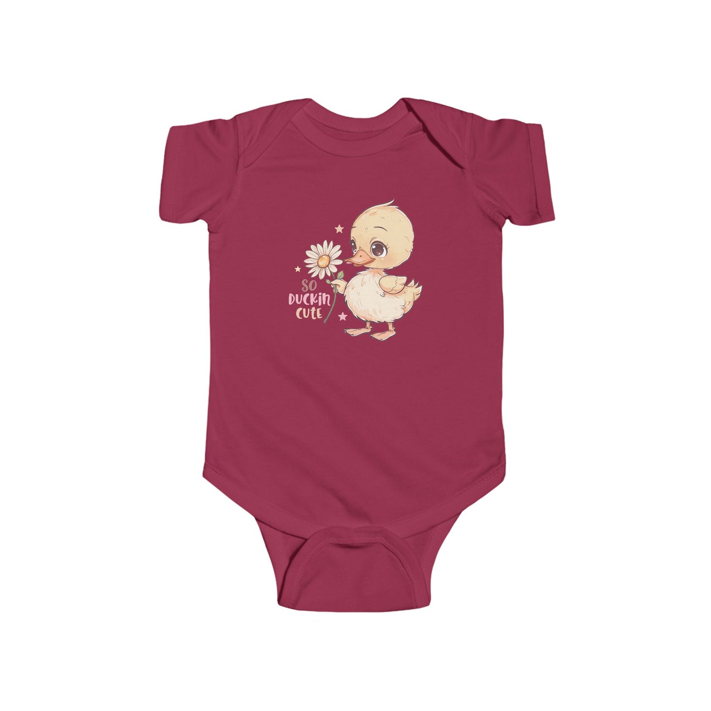 🦆 So Duckin’ Cute Baby Onesie – Funny Farm Animal Outfit 🌼