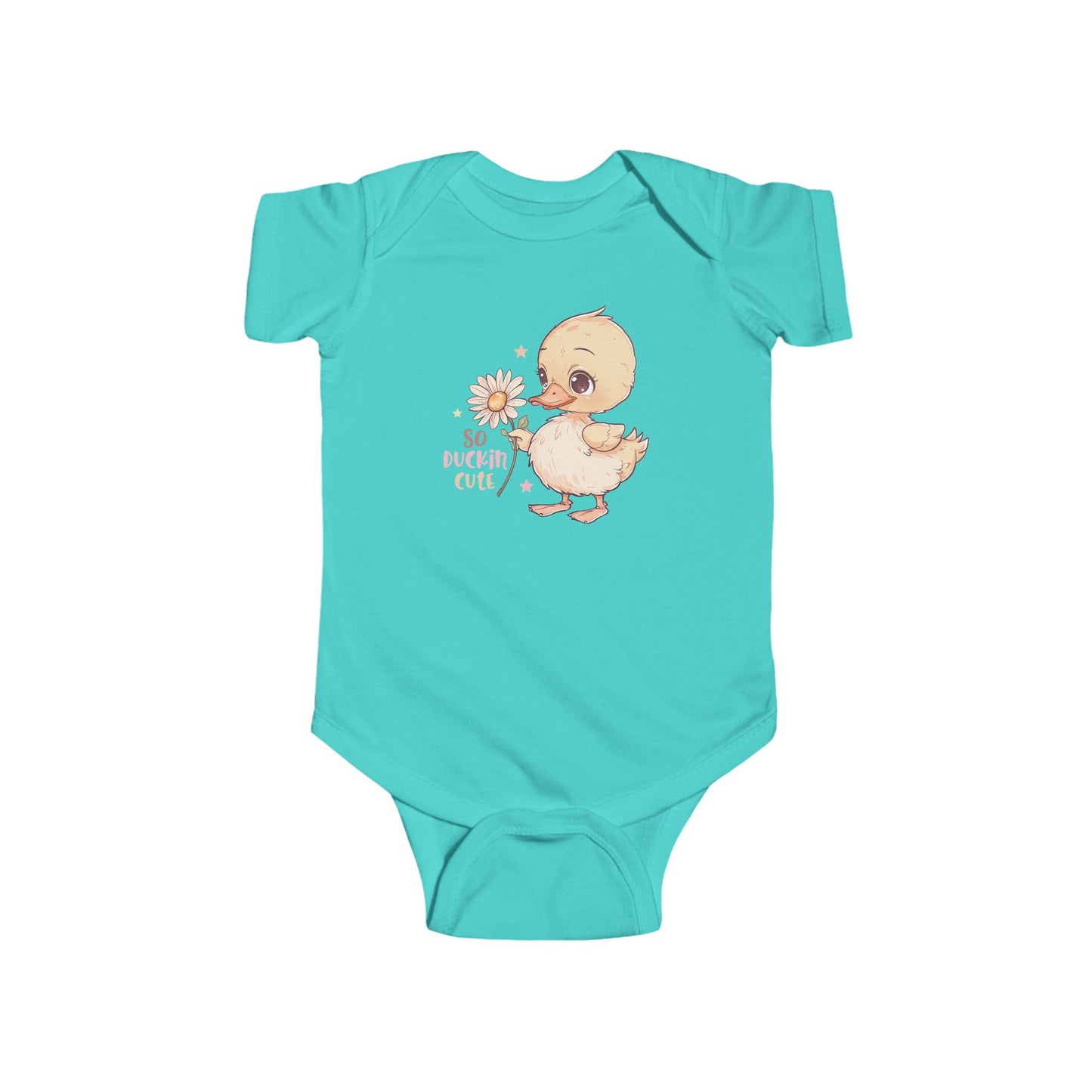 🦆 So Duckin’ Cute Baby Onesie – Funny Farm Animal Outfit 🌼
