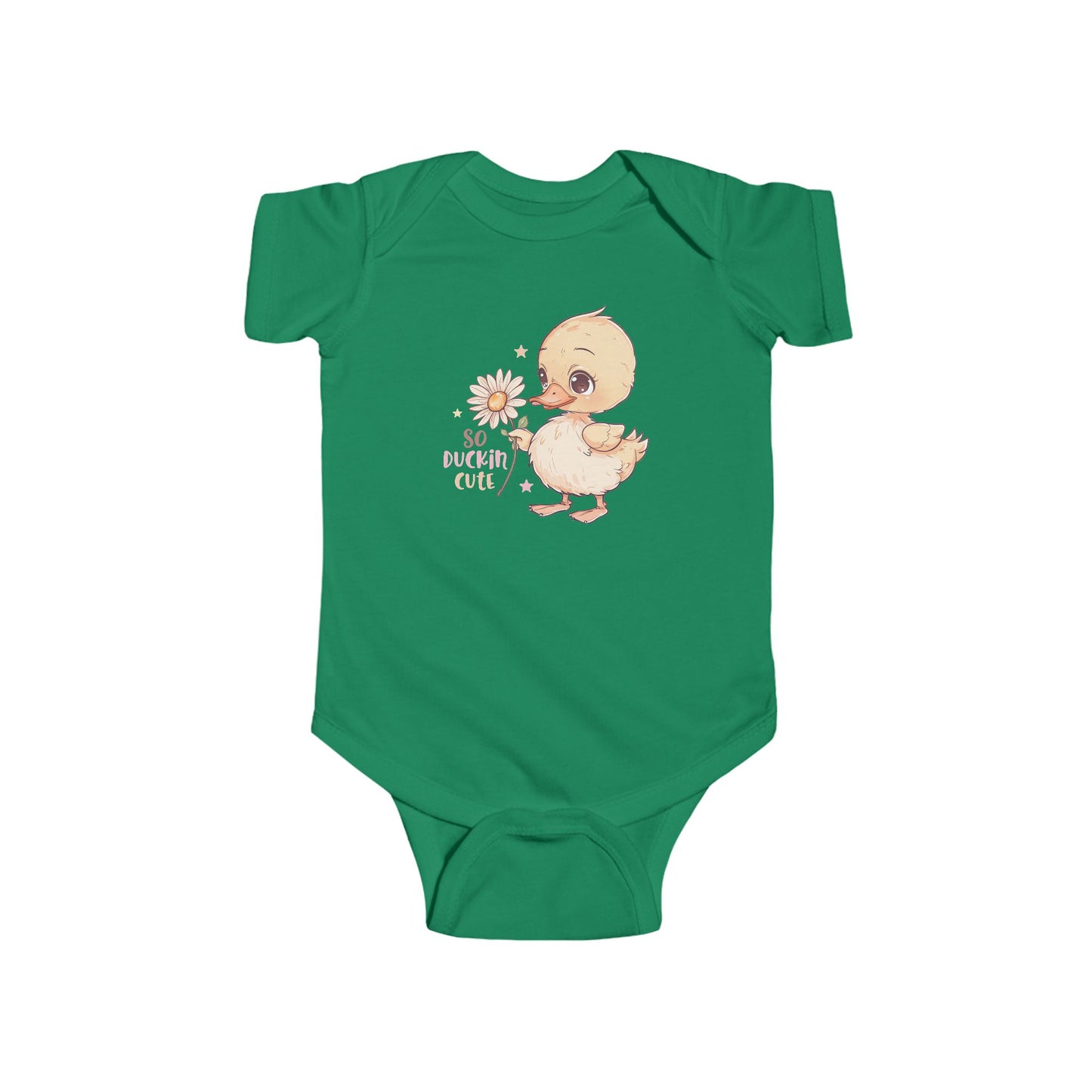 🦆 So Duckin’ Cute Baby Onesie – Funny Farm Animal Outfit 🌼