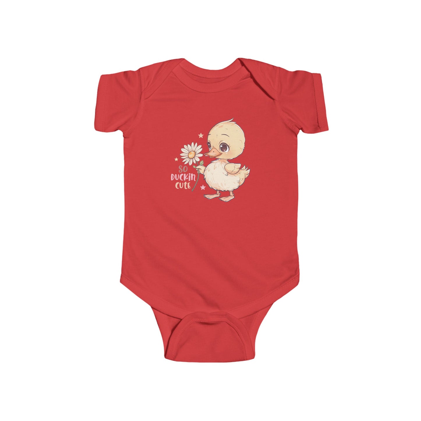 🦆 So Duckin’ Cute Baby Onesie – Funny Farm Animal Outfit 🌼