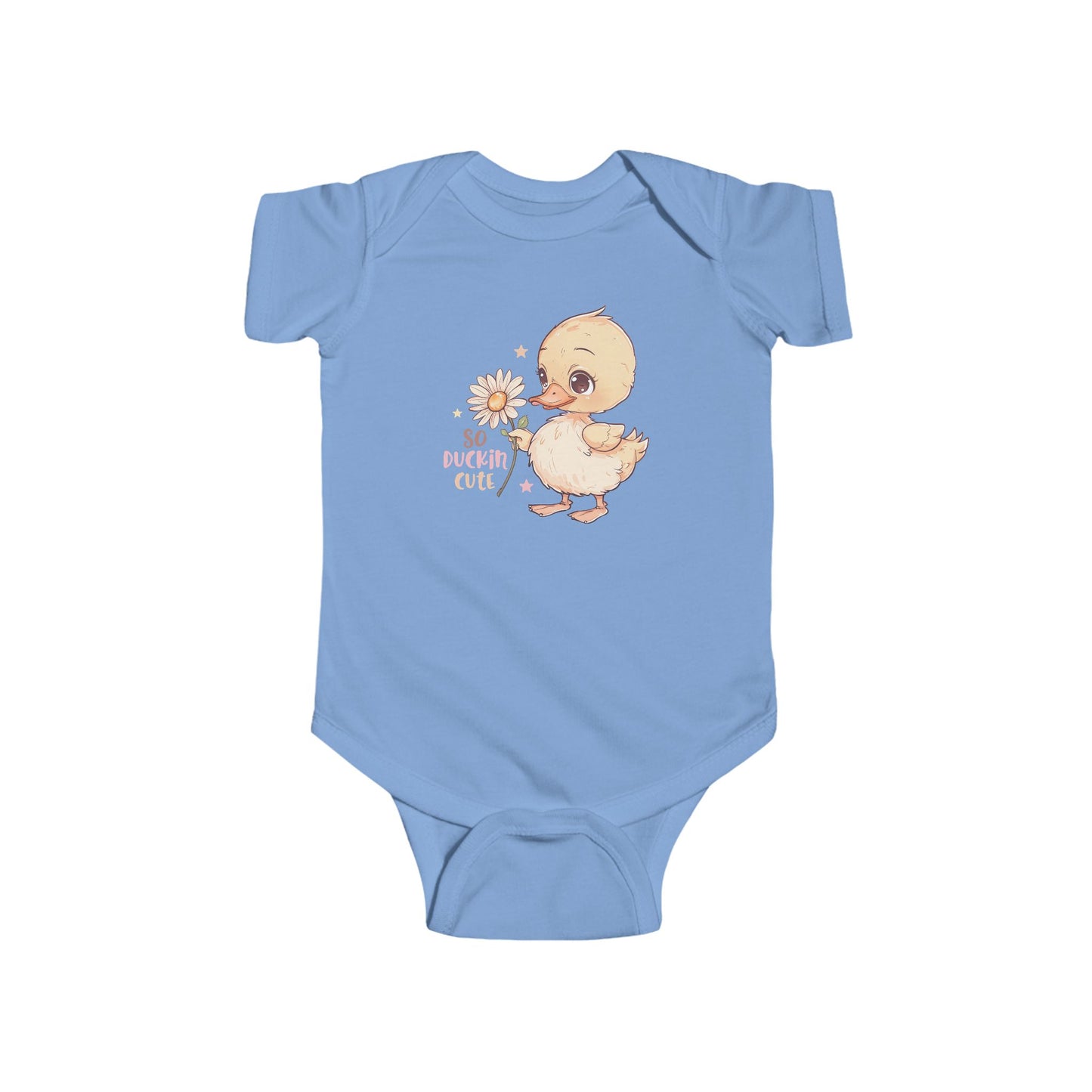 🦆 So Duckin’ Cute Baby Onesie – Funny Farm Animal Outfit 🌼