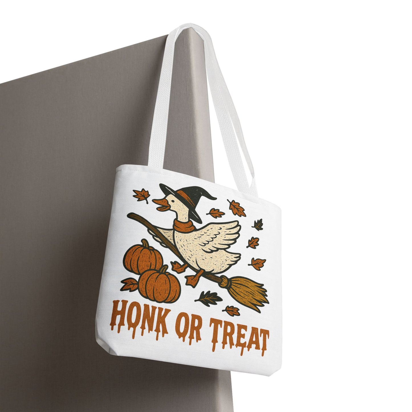 🪄 Honk or Treat Goose Halloween Tote Bag – Witchy Whimsy for Spooky Season 🎃👜