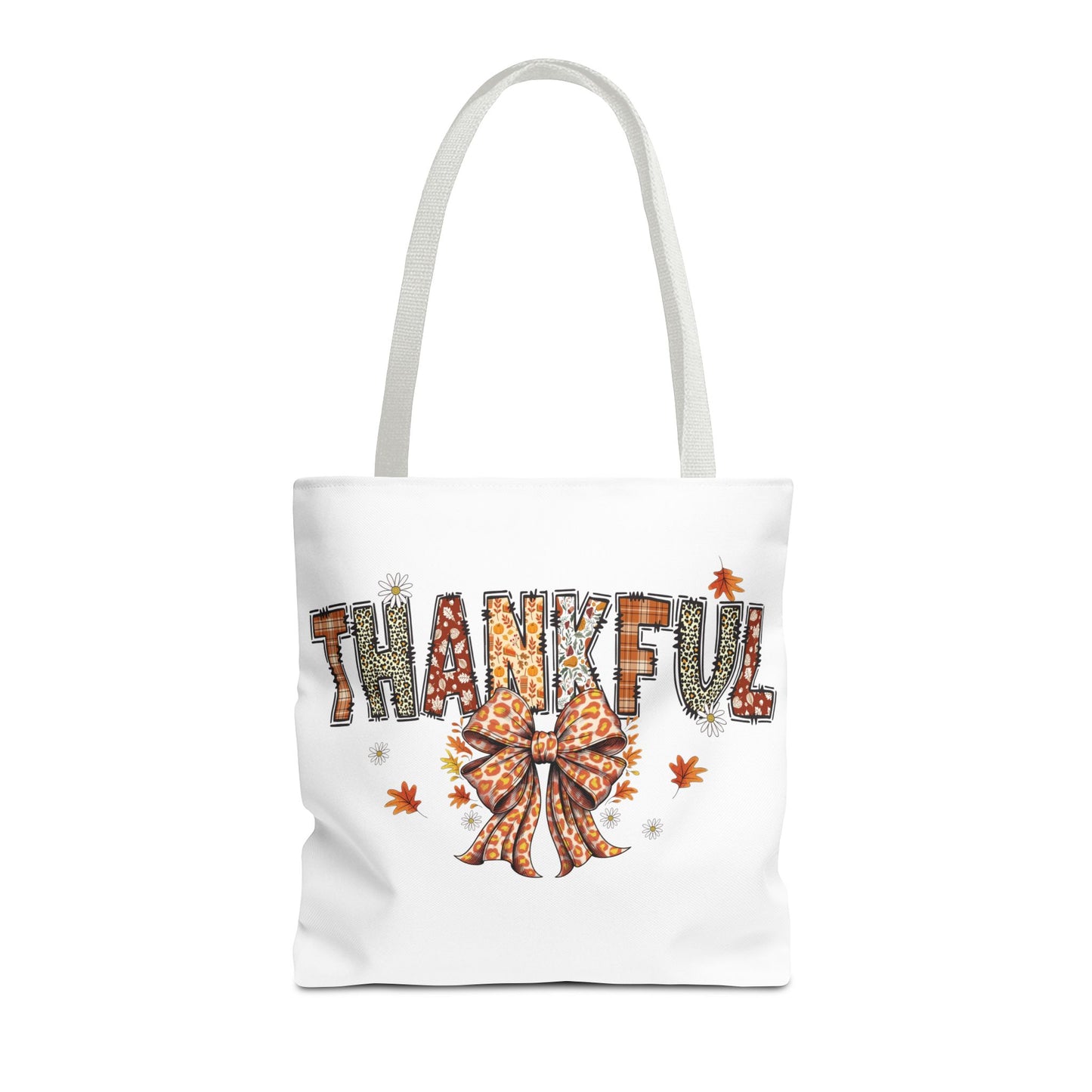 🧡 Thankful Tote Bag – Leopard Prints & Autumn Vibes in One Cozy Carryall 🍁