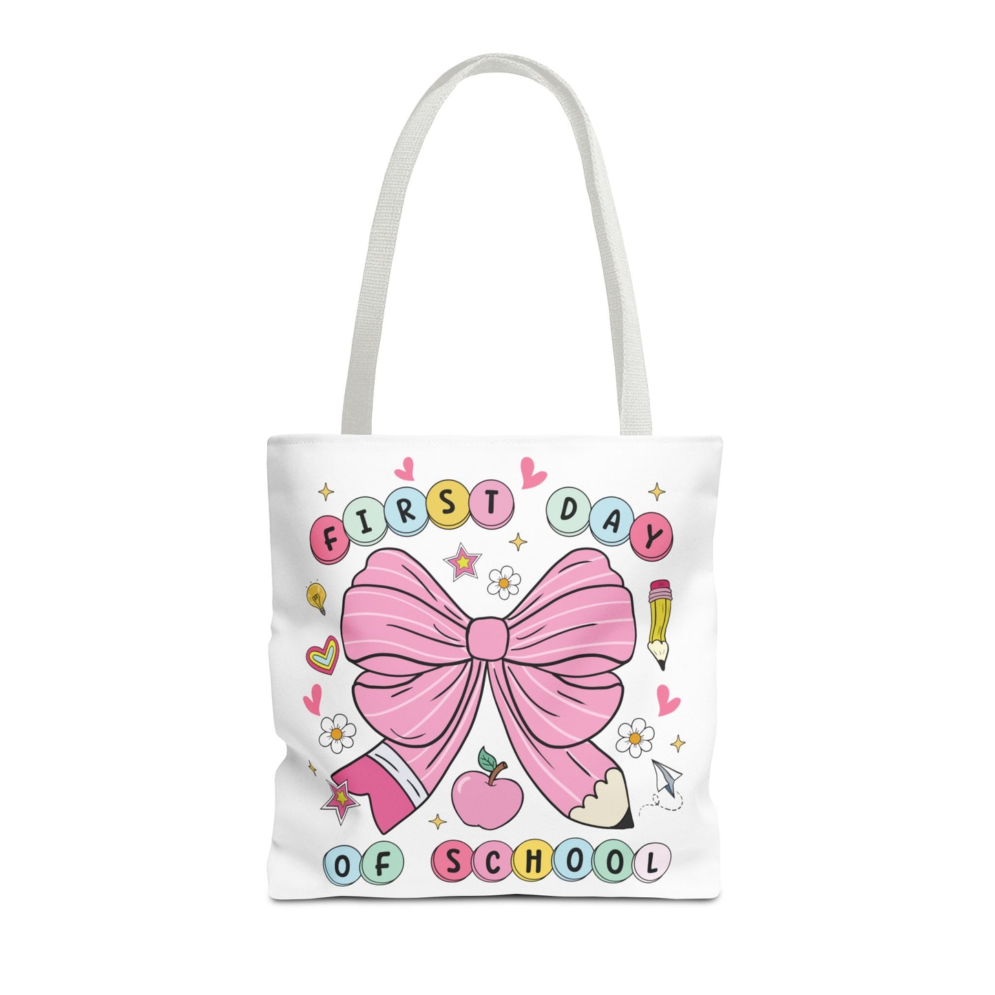 🎀 Coquette First Day of School Tote – Sweet Style for a Smart Start 📚