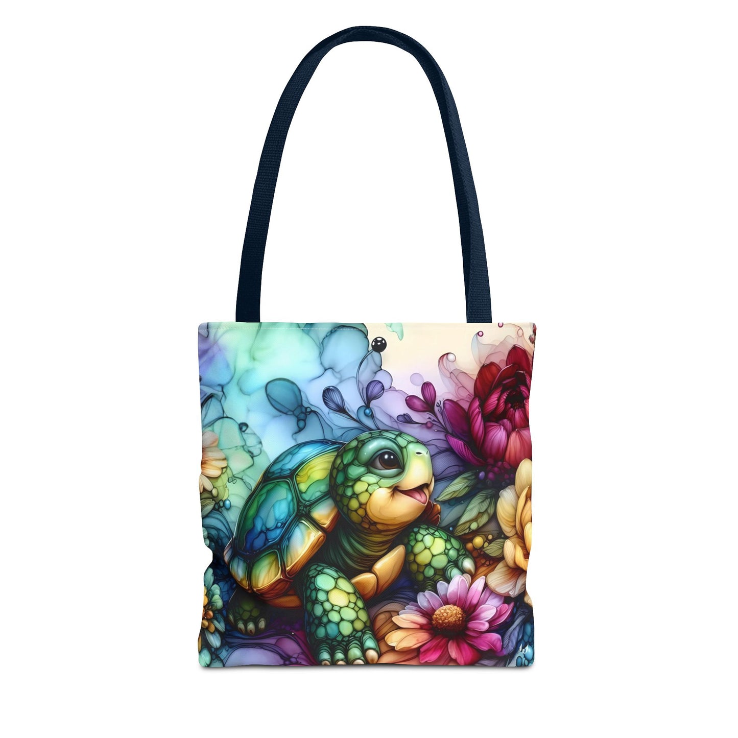 Bolsa de mano - Diseño de tortugas coloridas