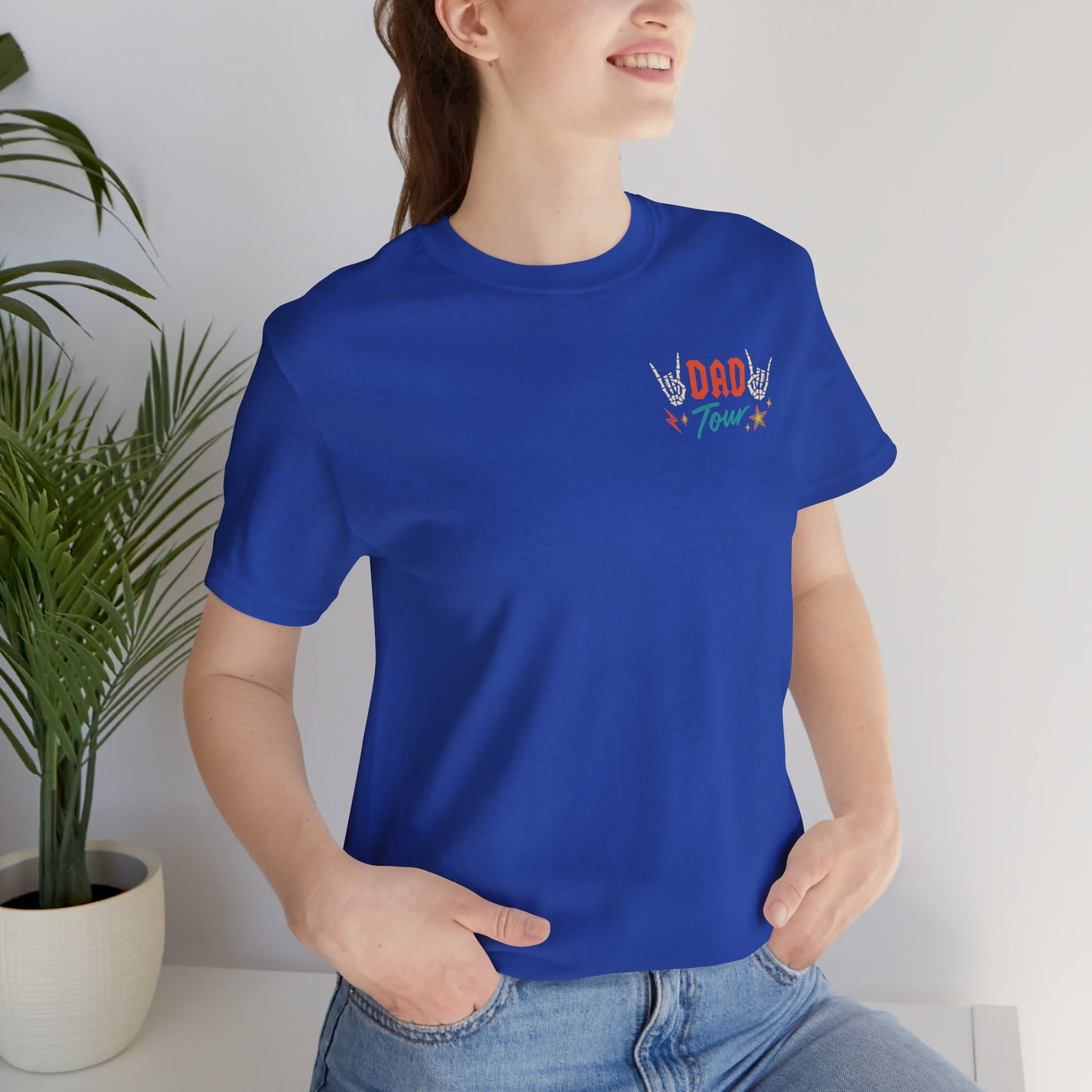🎤 DAD TOUR – Camiseta divertida para papá inspirada en un concierto