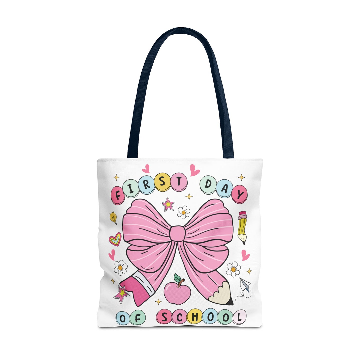 🎀 Coquette First Day of School Tote – Sweet Style for a Smart Start 📚