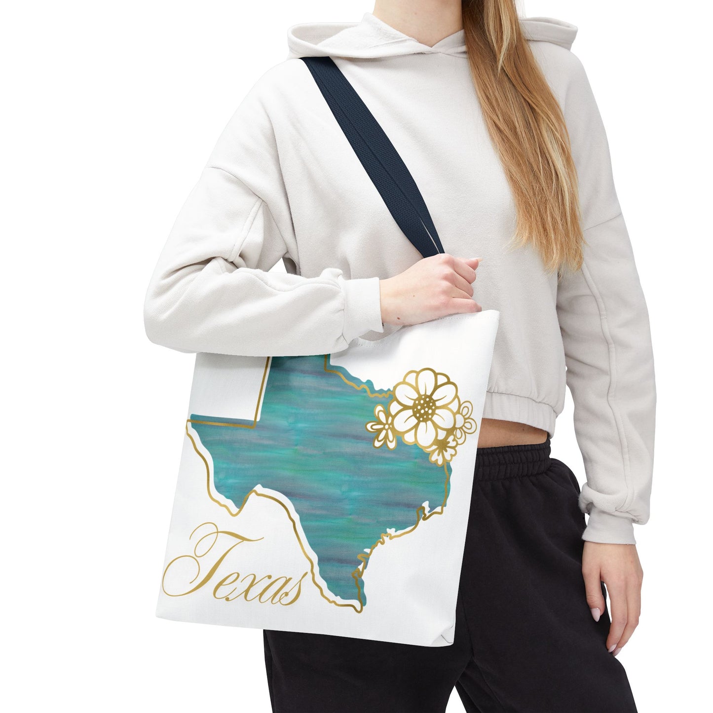 🎨 Texas State Floral Tote Bag – Elegant, Practical & Southern Charm 🌸