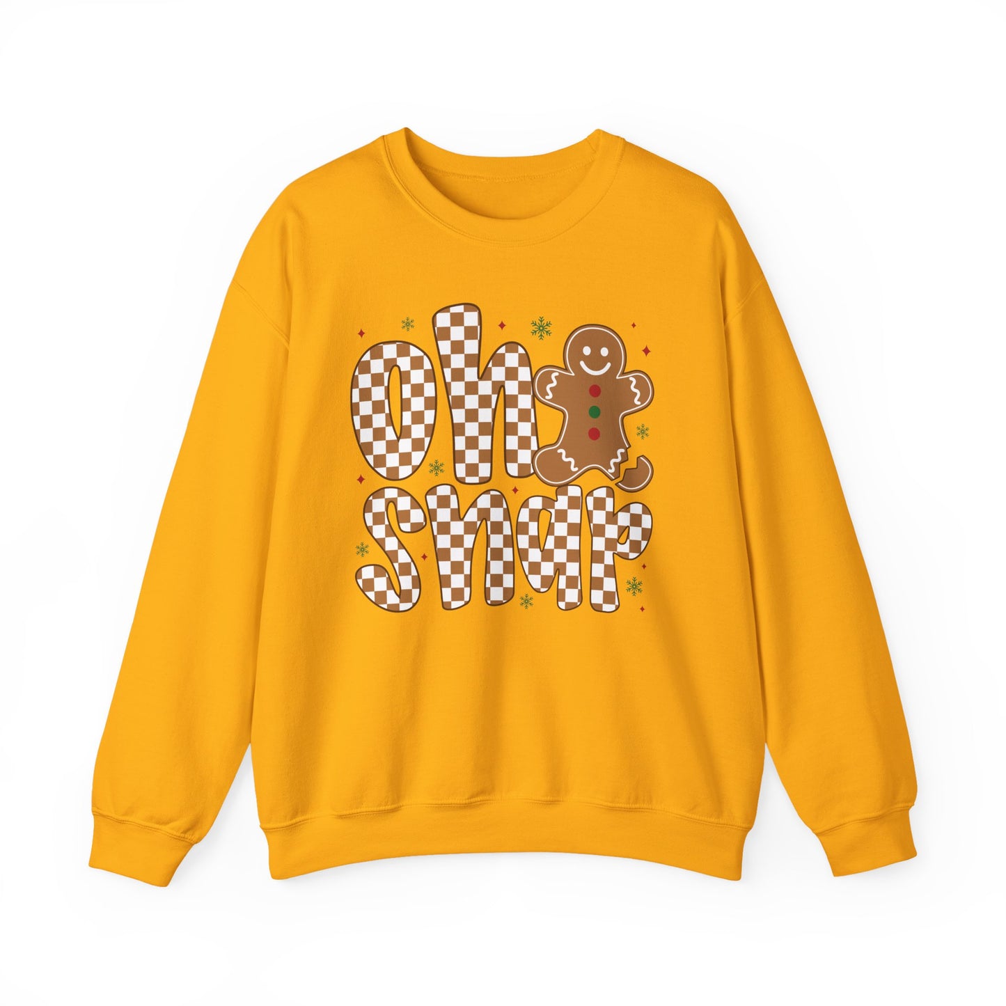 🍪✨ Oh Snap Gingerbread Crewneck – Cozy Pun for Cookie Lovers 🎄😄