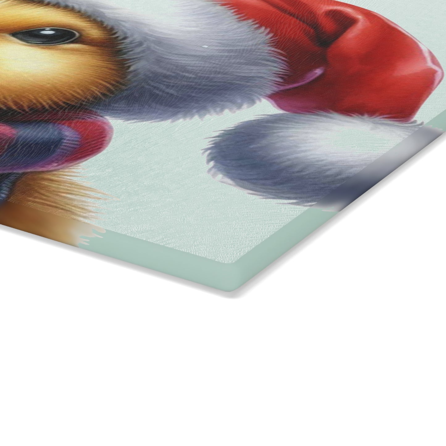 🎄 Merry Duckmas – Holiday Duckling in Santa Hat Cutting Board