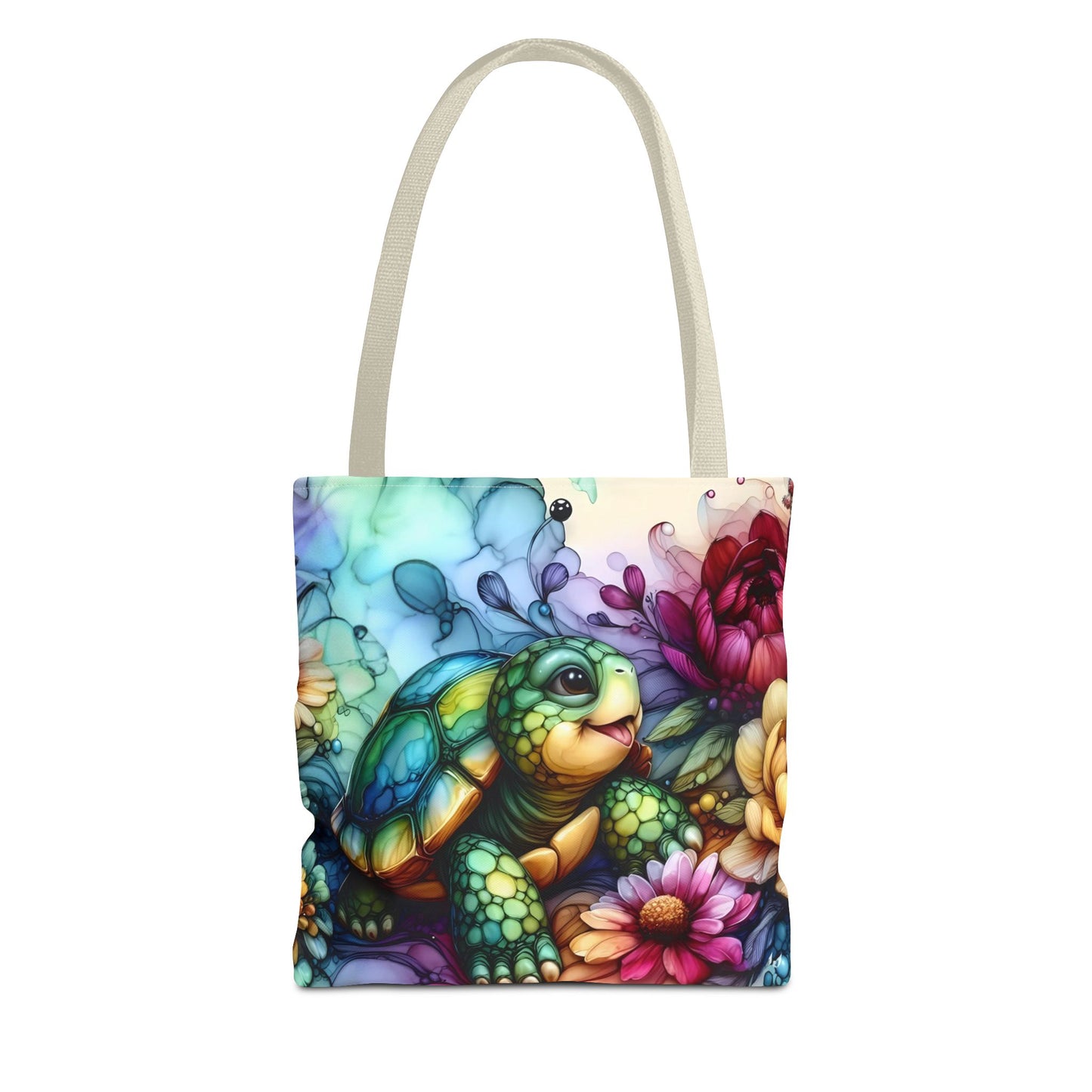 Bolsa de mano - Diseño de tortugas coloridas