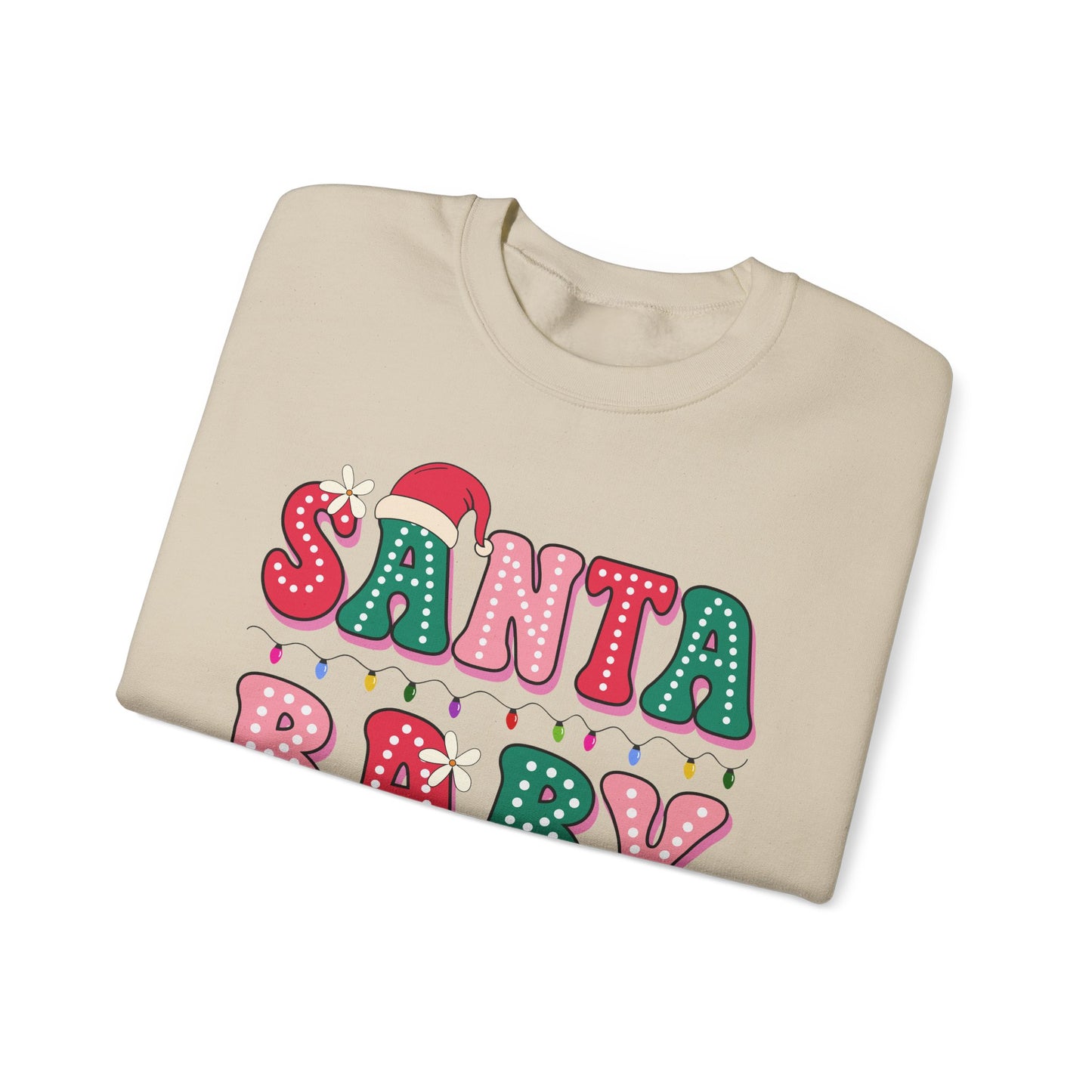 🎅✨ Santa Baby Retro Sweatshirt – Cute & Festive Holiday Style