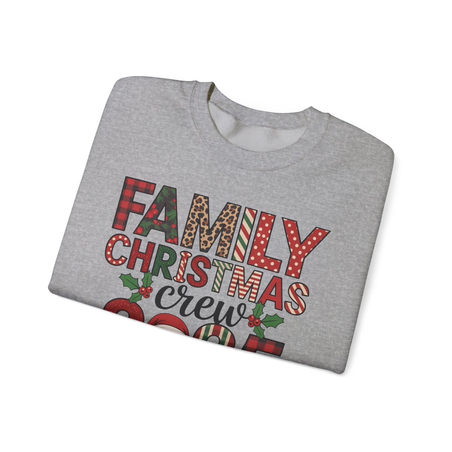 🎄👨‍👩‍👧‍👦 Family Christmas Crew 2025 Sweatshirt – Celebrate the Holidays Together 🎅✨