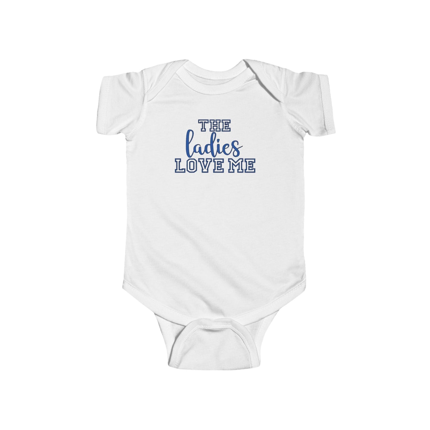 💙 The Ladies Love Me Baby Onesie – Playful Outfit for Your Little Charmer 👶✨