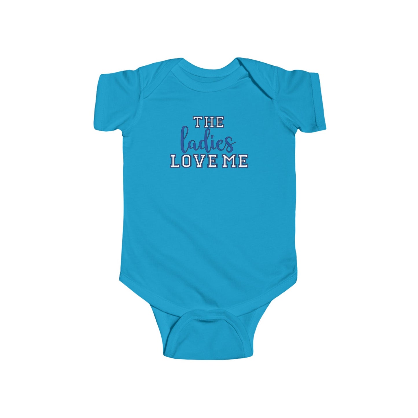 💙 The Ladies Love Me Baby Onesie – Playful Outfit for Your Little Charmer 👶✨