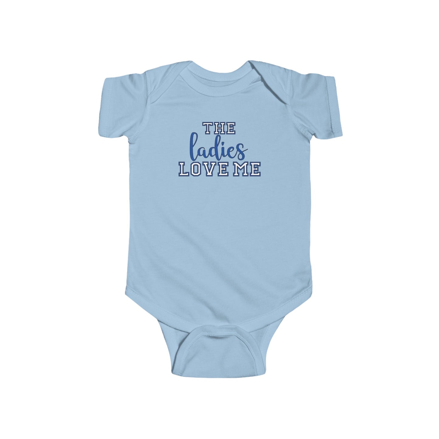 💙 The Ladies Love Me Baby Onesie – Playful Outfit for Your Little Charmer 👶✨