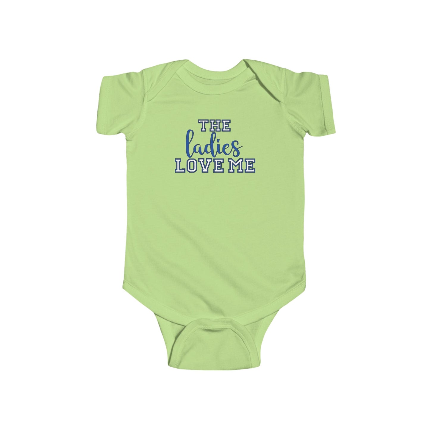 💙 The Ladies Love Me Baby Onesie – Playful Outfit for Your Little Charmer 👶✨