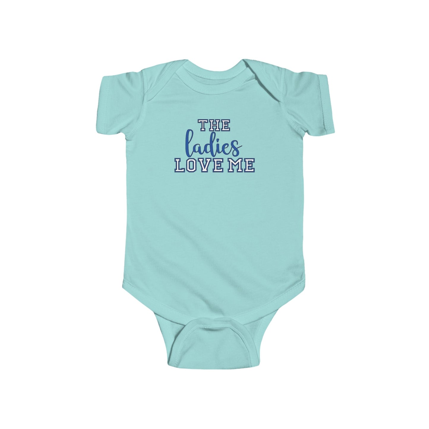 💙 The Ladies Love Me Baby Onesie – Playful Outfit for Your Little Charmer 👶✨