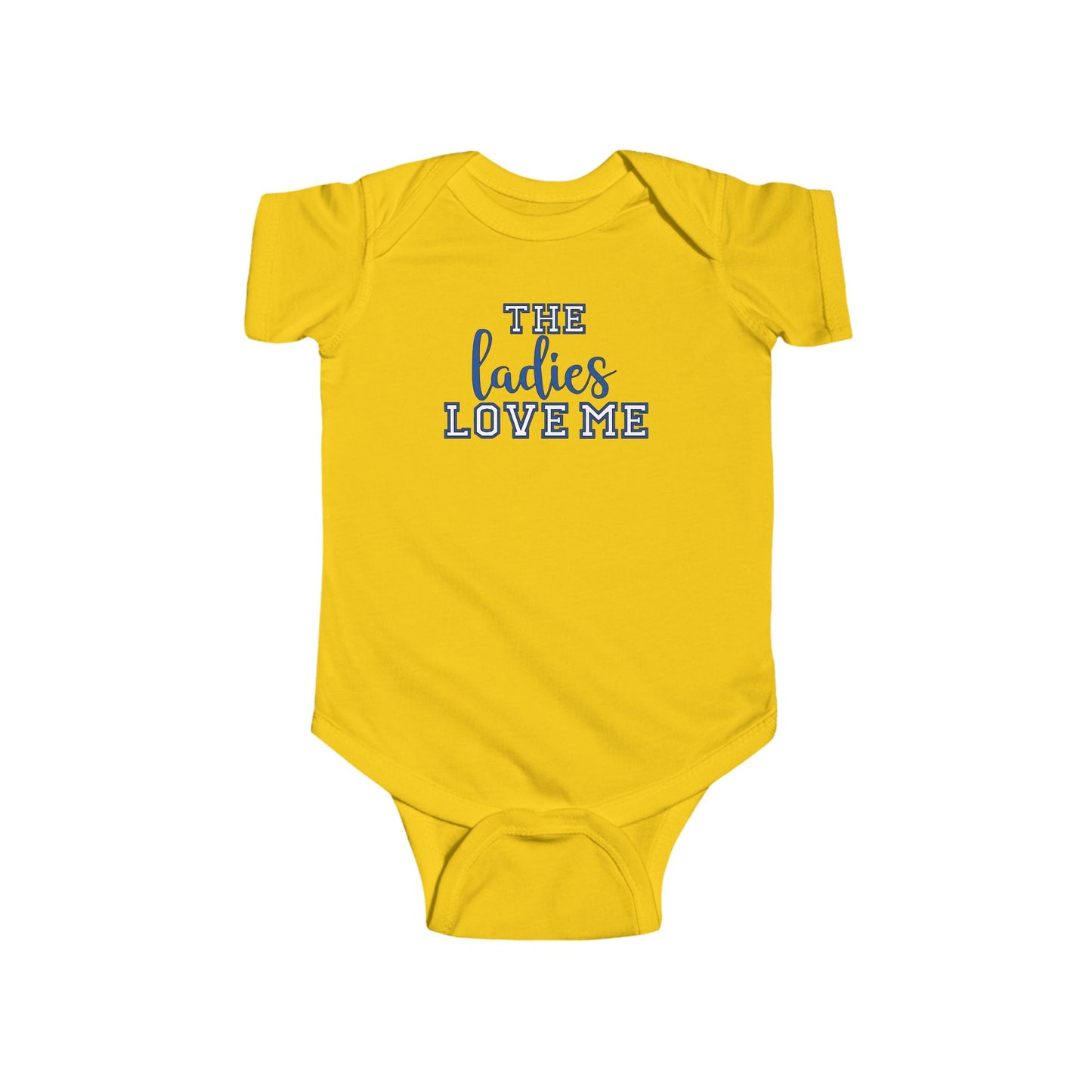 💙 The Ladies Love Me Baby Onesie – Playful Outfit for Your Little Charmer 👶✨