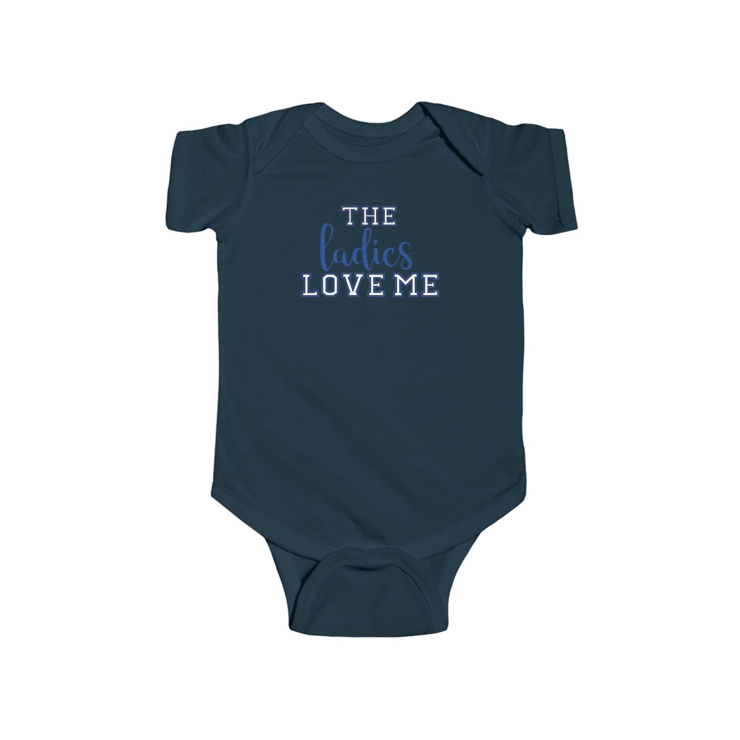 💙 The Ladies Love Me Baby Onesie – Playful Outfit for Your Little Charmer 👶✨