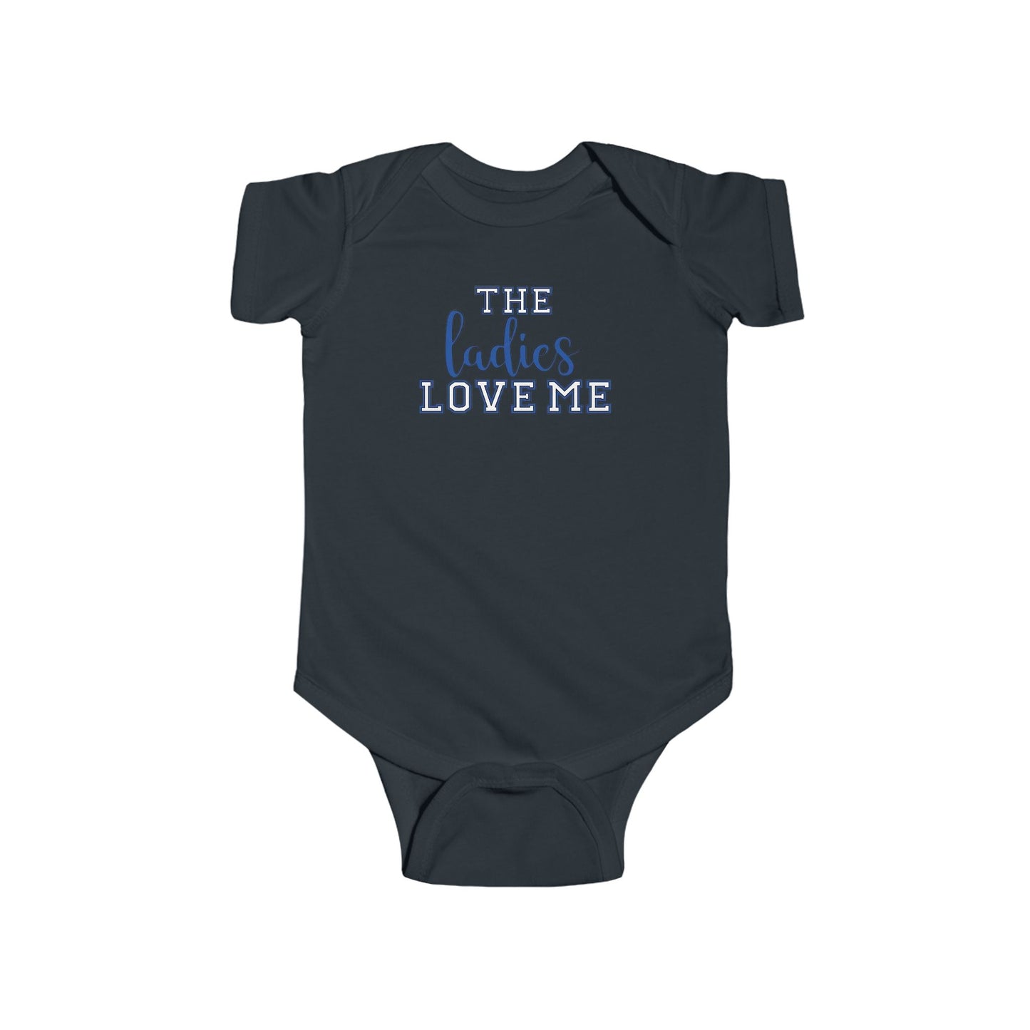 💙 The Ladies Love Me Baby Onesie – Playful Outfit for Your Little Charmer 👶✨