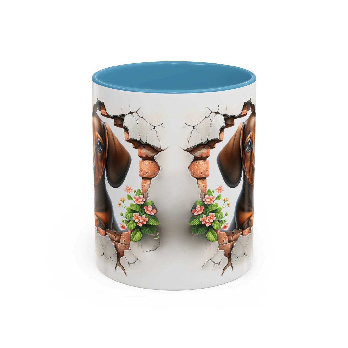 🐾🌭 Dachshund Puppy Accent Mug – Adorable Doxie Coffee Cup ☕❤️