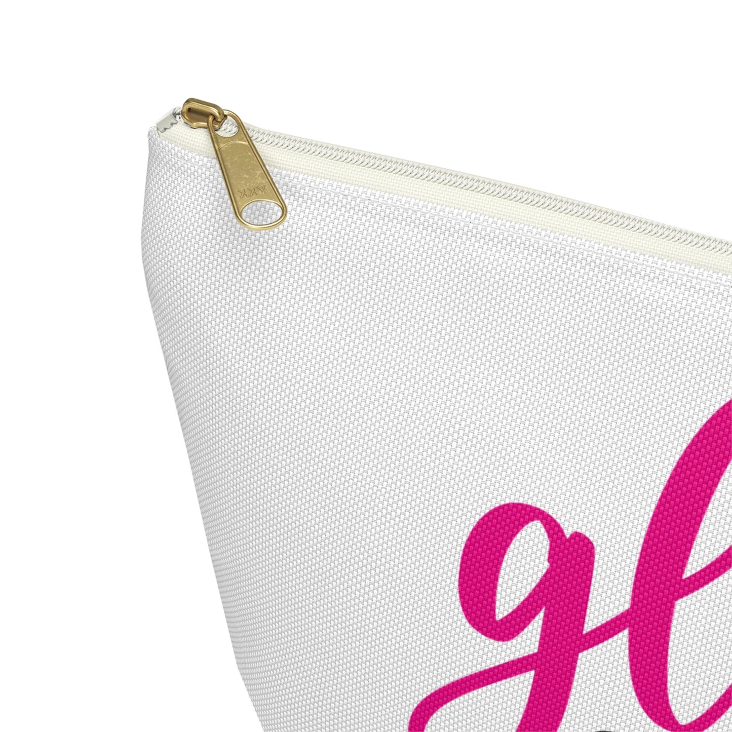 Accessory Pouch – "Gloss Boss" Pink Makeup Bag