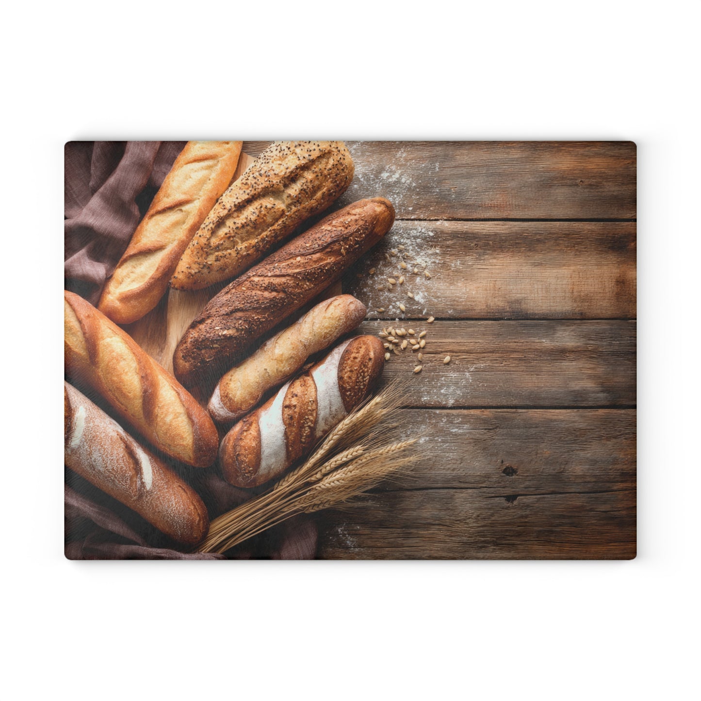 🥖✨ Rustic Baguette Bread Cutting Board – Artisan Charm for Your Kitchen 🍞