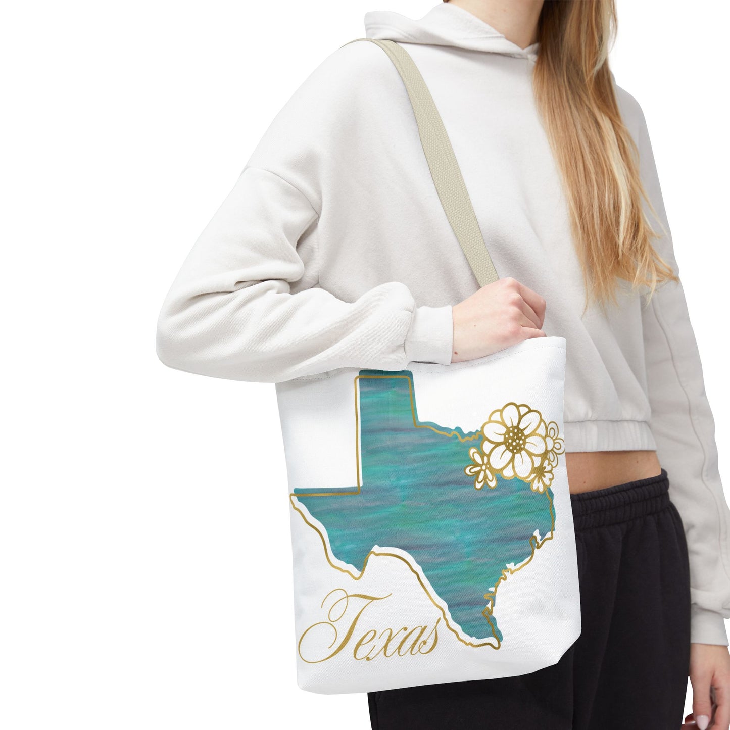 🎨 Texas State Floral Tote Bag – Elegant, Practical & Southern Charm 🌸