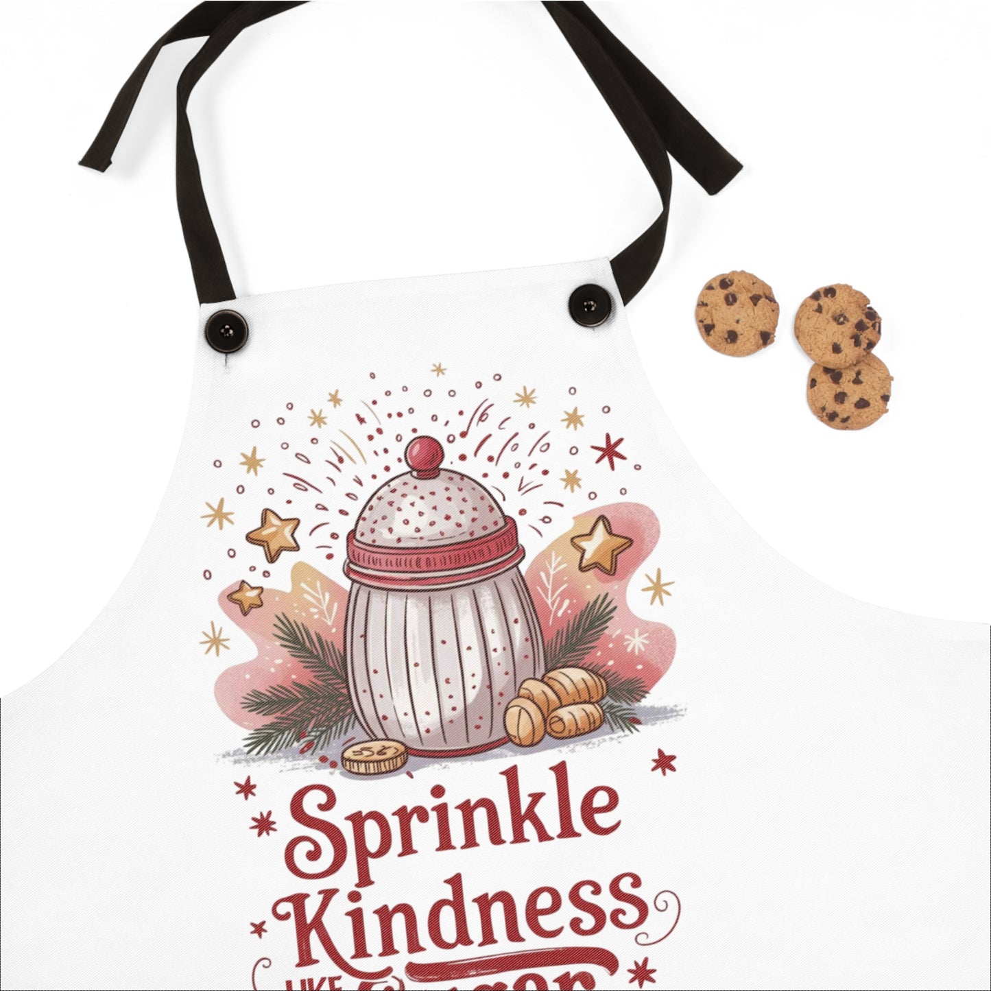 ✨🍬 “Sprinkle Kindness Like Sugar” Baking Apron – Sweet Vibes for Joyful Kitchens