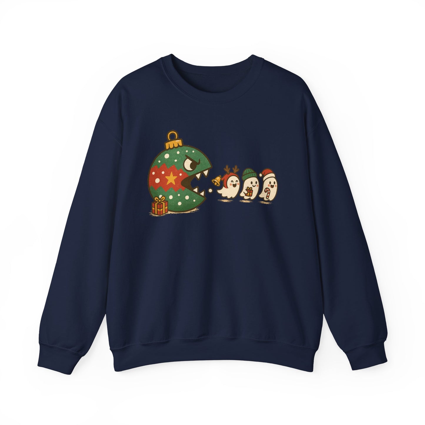 👻🎄 Chompmas Ghost Sweatshirt – Festive, Funny & Cozy 🎁✨
