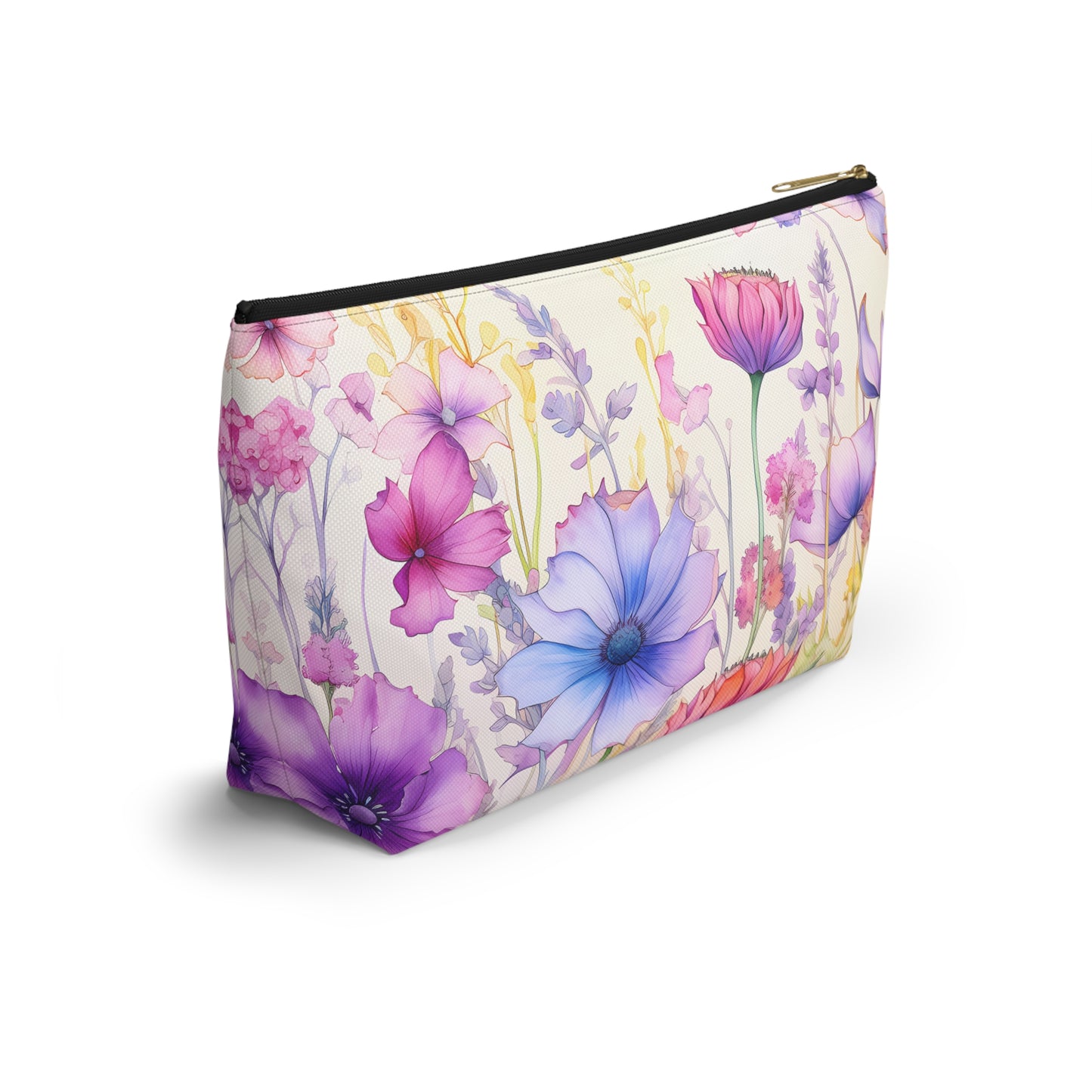 Accessory Pouch – Floral Garden Makeup Bag