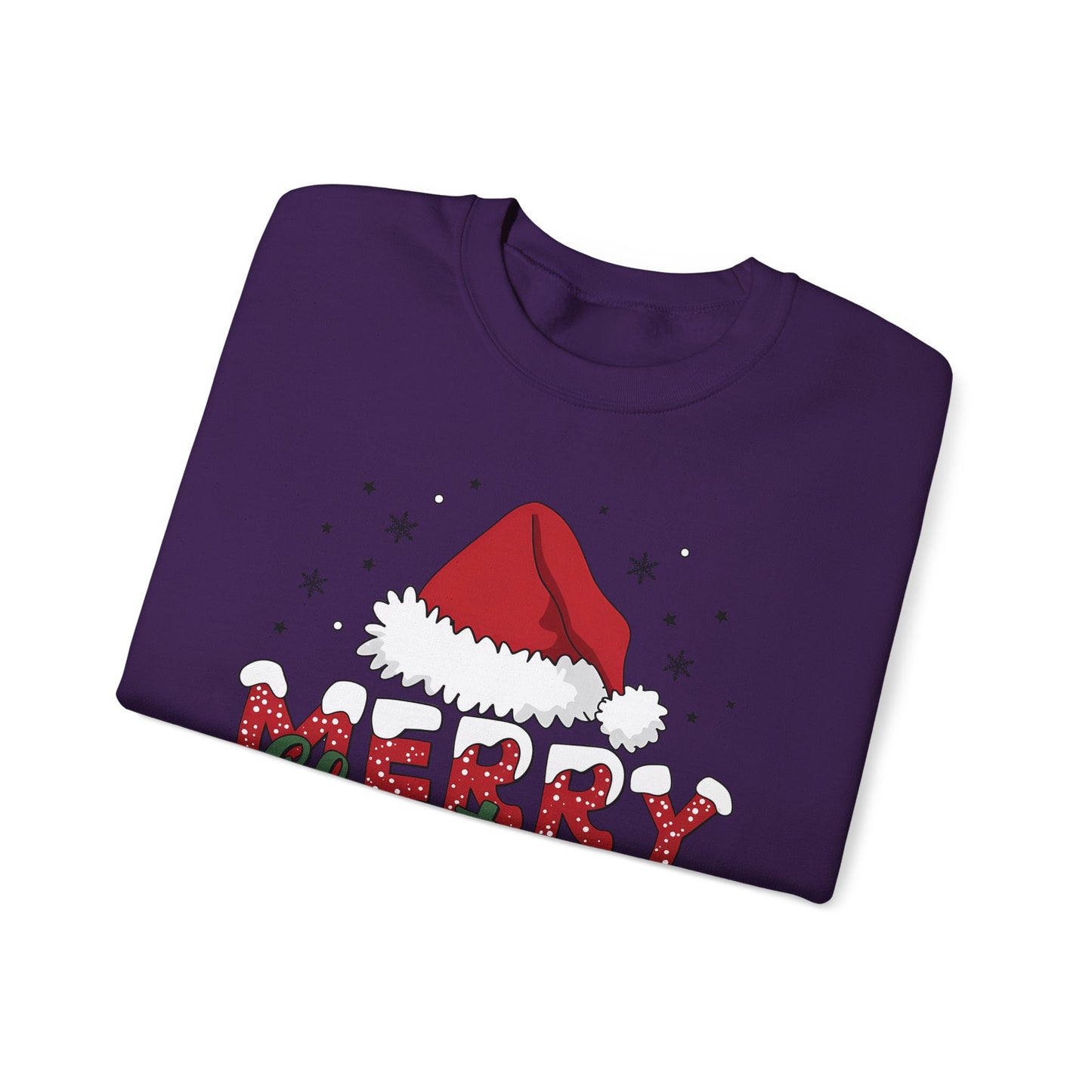 🎅✨ Merry Christmas Santa Hat Sweatshirt – Classic Festive Holiday Style