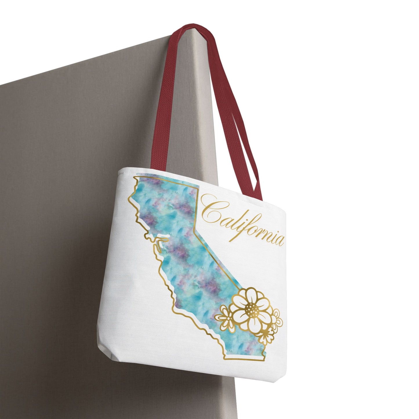 🌸 California State Floral Tote Bag – Elegant, Artistic & Practical 👜