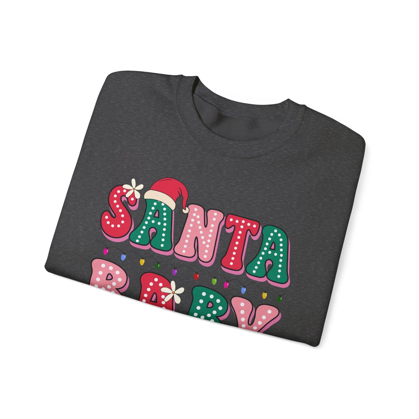 🎅✨ Santa Baby Retro Sweatshirt – Cute & Festive Holiday Style