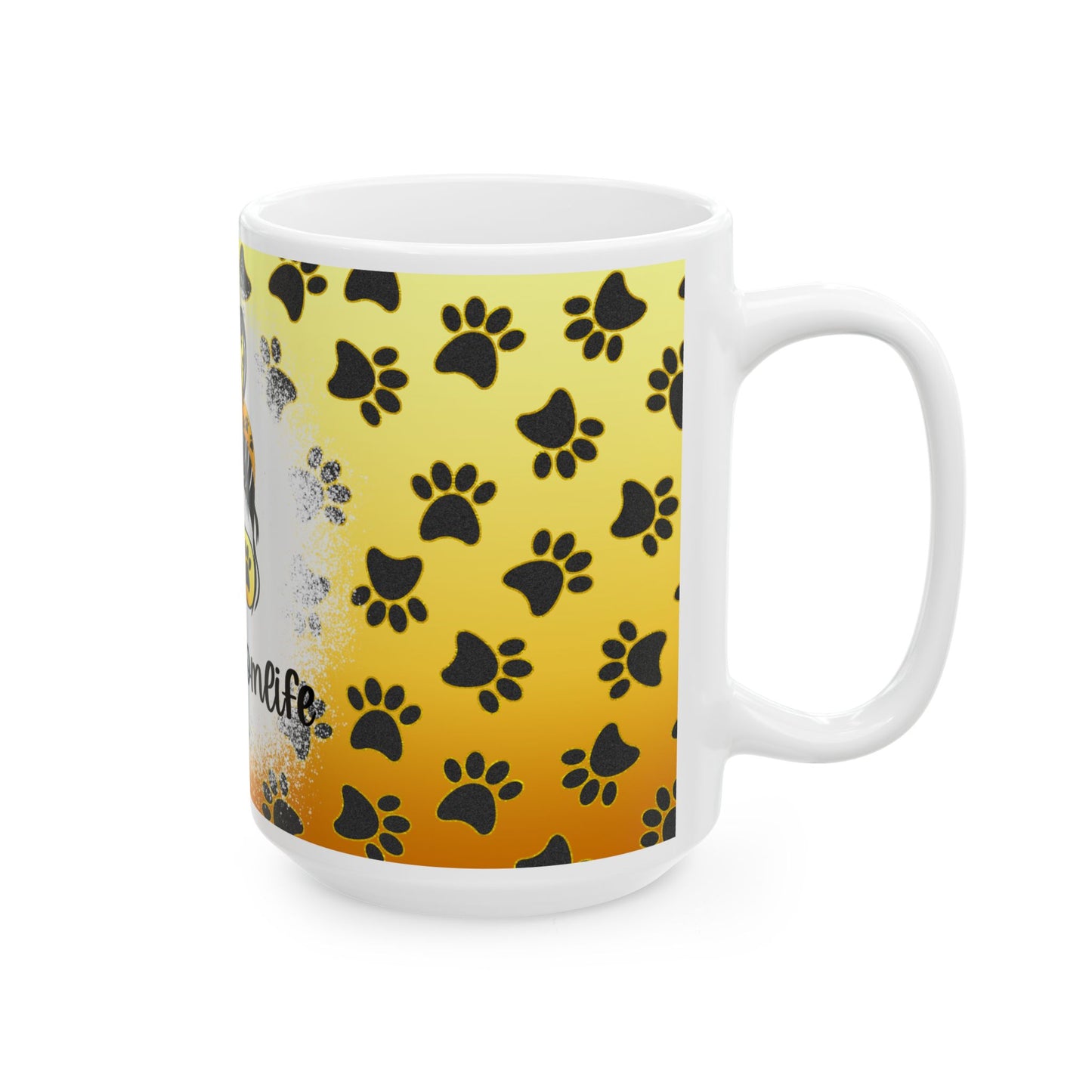 🐾 #dogmomlife – Cute & Fun Mug for Dog Moms 🐶