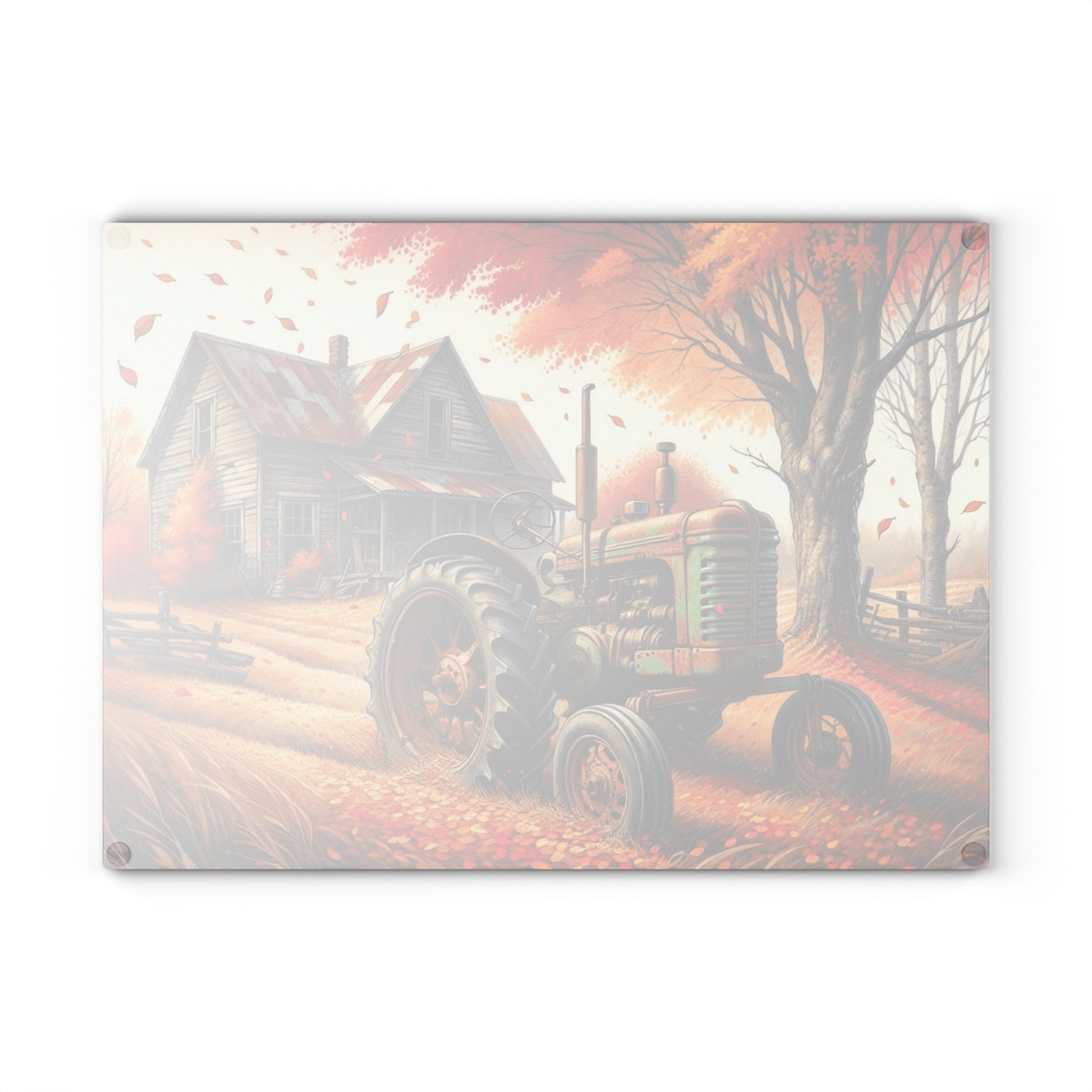 🚜 Rustic Tractor Cutting Board – Vintage Harvest Vibes for Your Farmhouse Kitchen