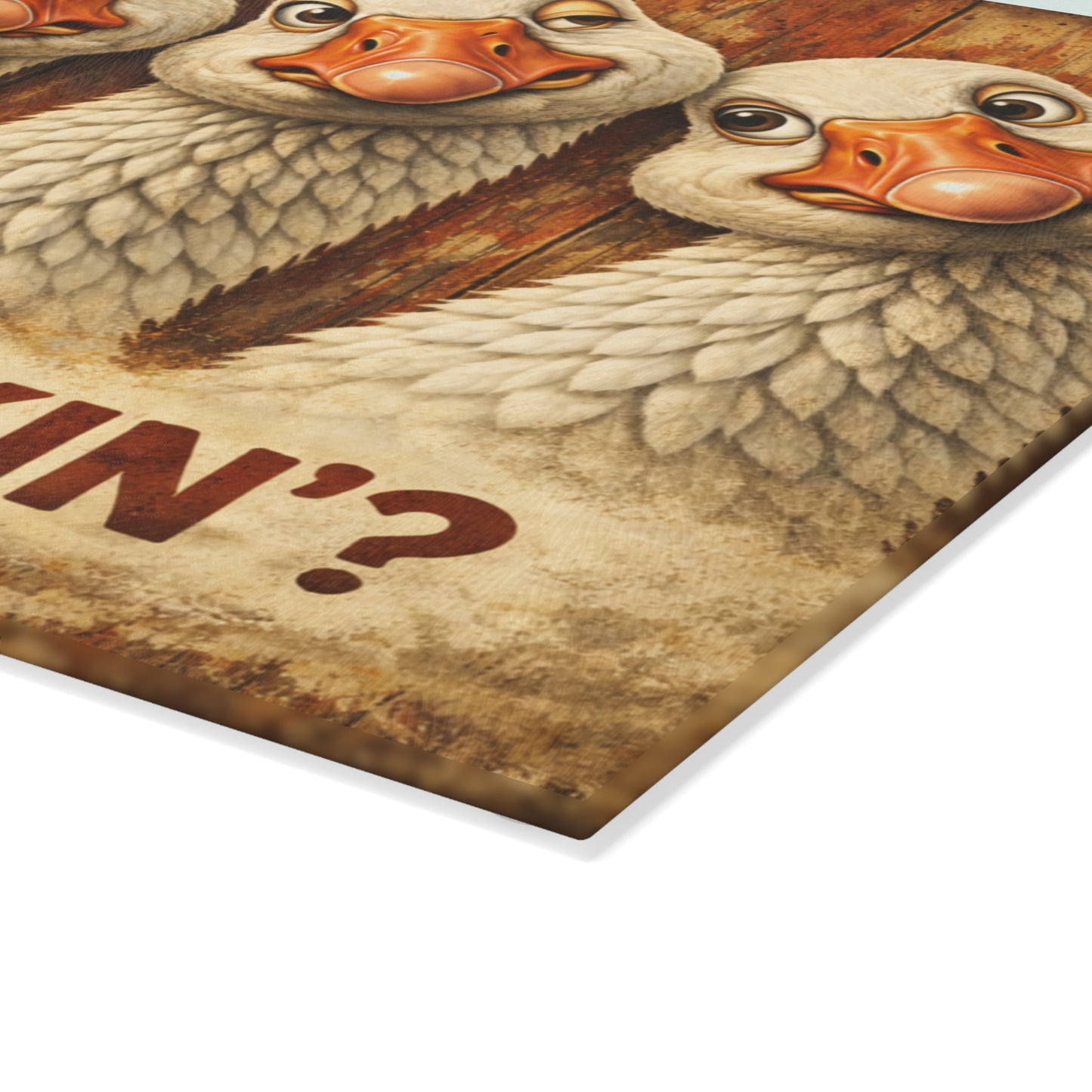 Whatcha Makin’? Glass Cutting Board – Funny Goose Farmhouse Kitchen Decor