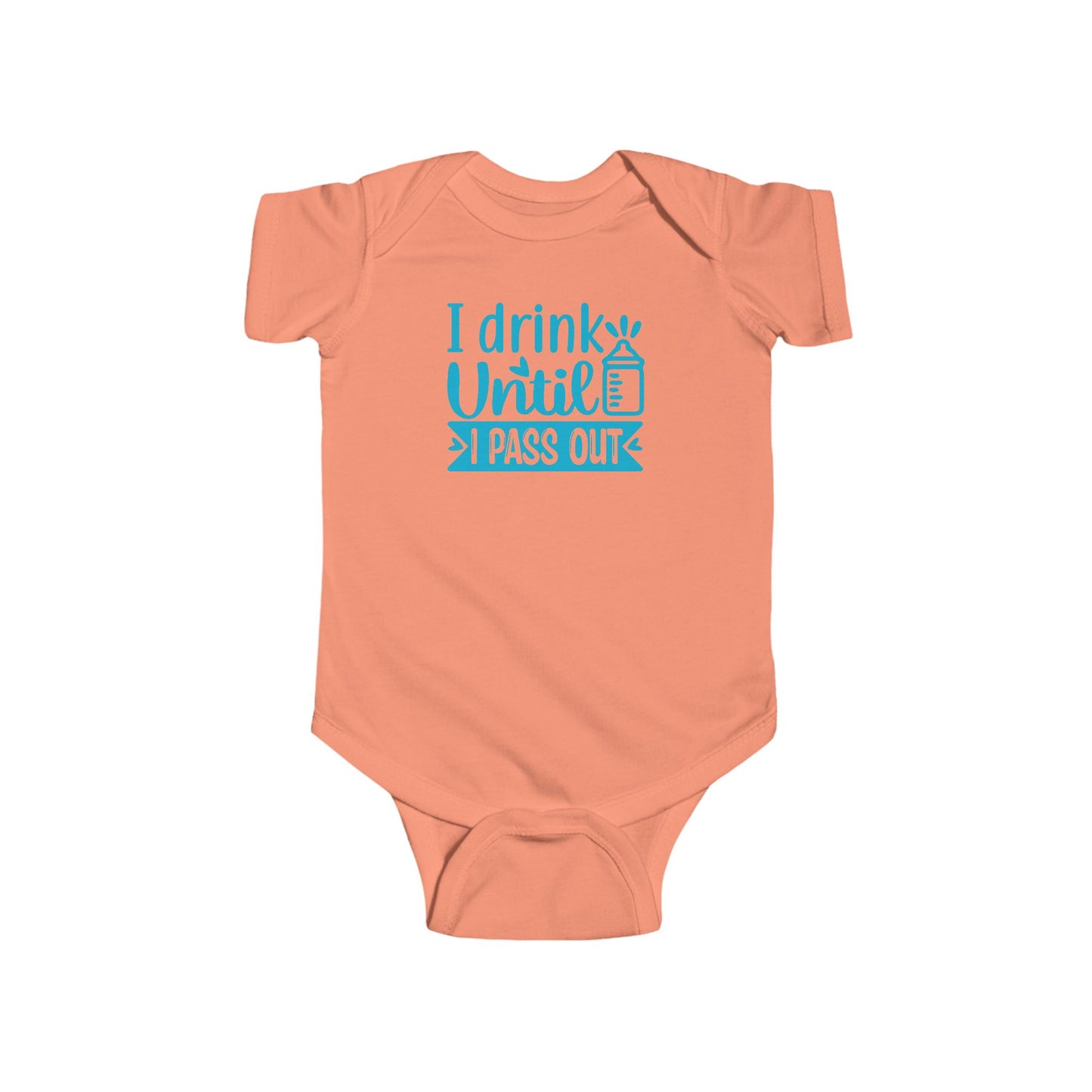 🍼 I Drink Until I Pass Out Baby Onesie – Funny & Playful Statement Outfit 👶✨