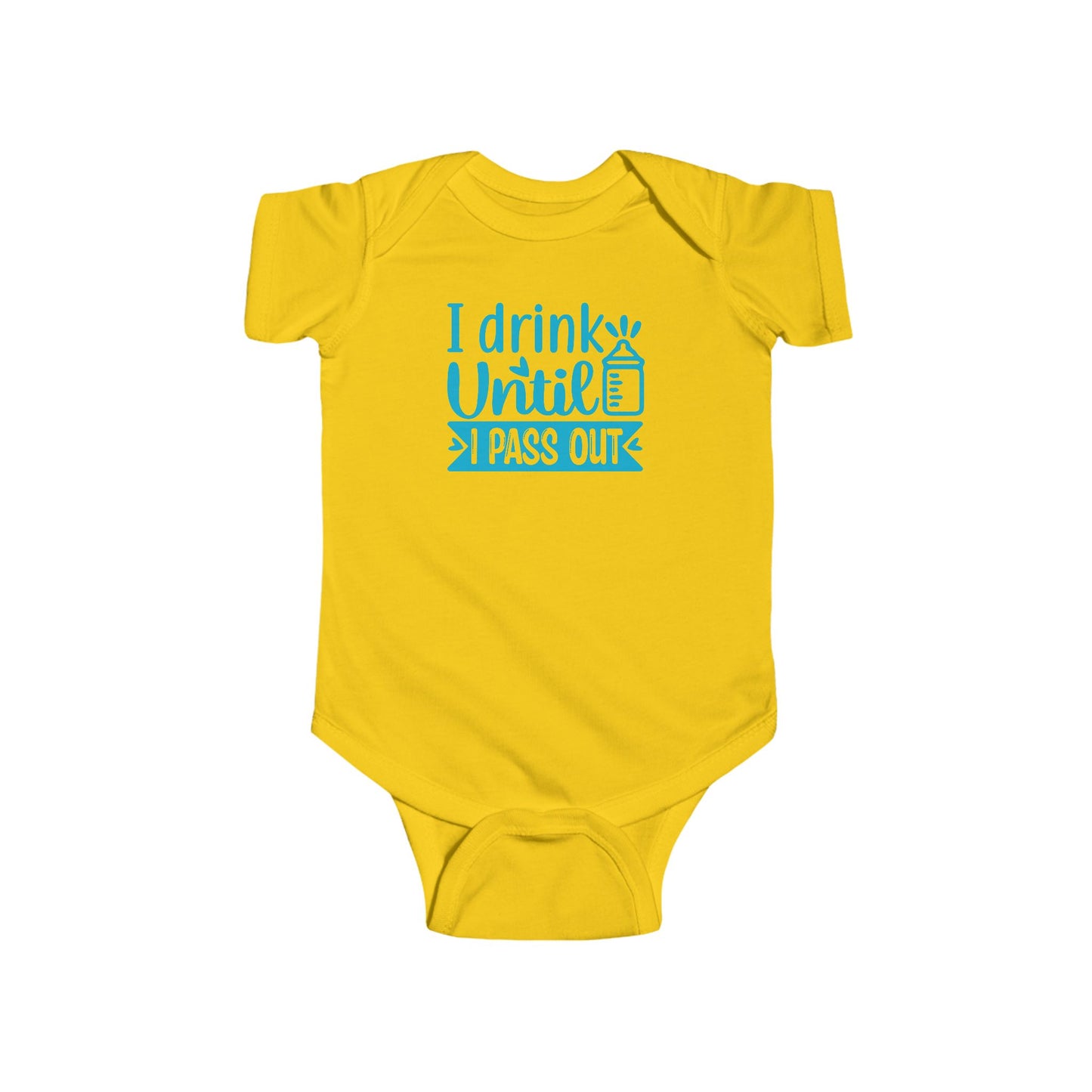 🍼 I Drink Until I Pass Out Baby Onesie – Funny & Playful Statement Outfit 👶✨