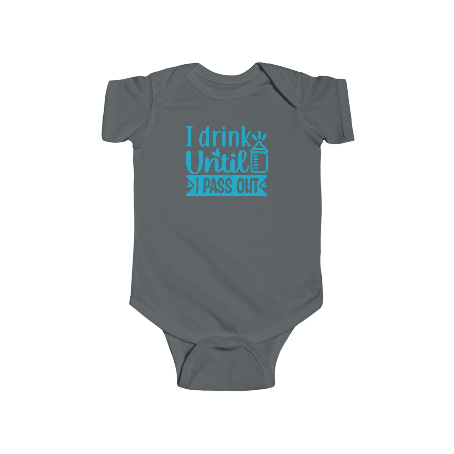 🍼 I Drink Until I Pass Out Baby Onesie – Funny & Playful Statement Outfit 👶✨