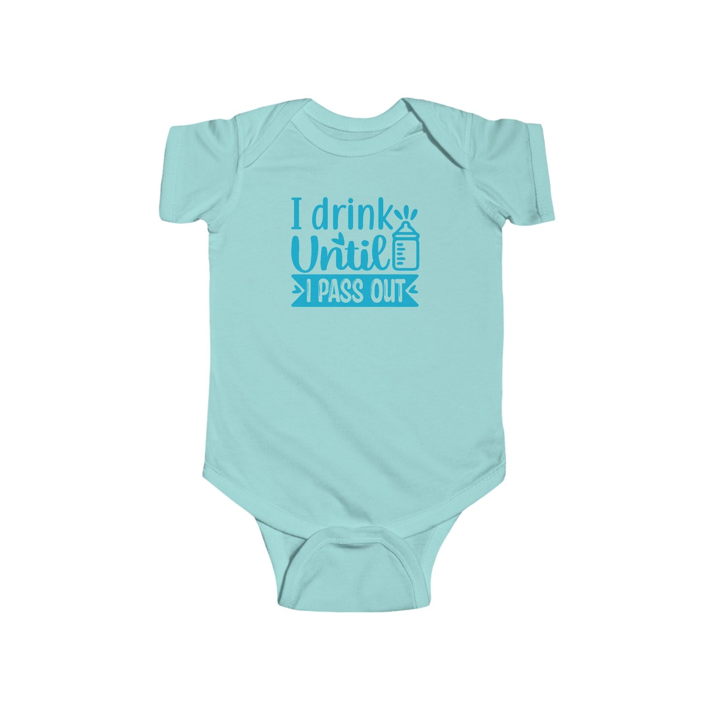 🍼 I Drink Until I Pass Out Baby Onesie – Funny & Playful Statement Outfit 👶✨
