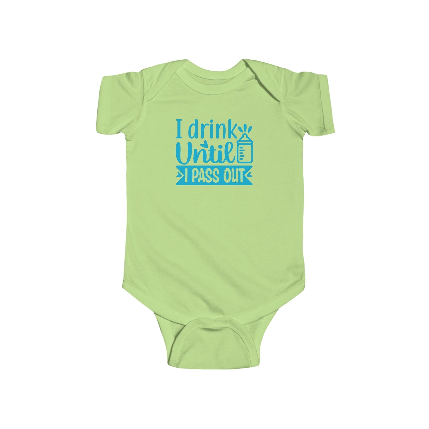 🍼 I Drink Until I Pass Out Baby Onesie – Funny & Playful Statement Outfit 👶✨
