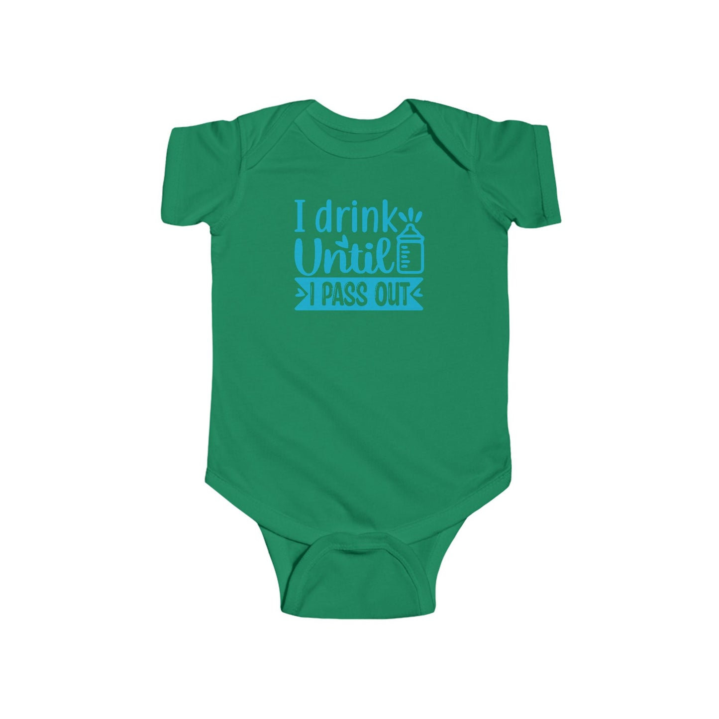 🍼 I Drink Until I Pass Out Baby Onesie – Funny & Playful Statement Outfit 👶✨