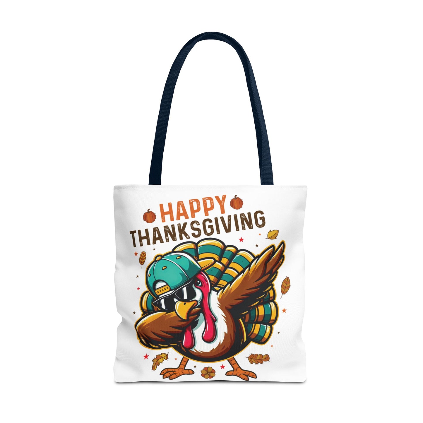 🦃 Dabbing Turkey Tote Bag – Thanksgiving Swagger with Holiday Humor