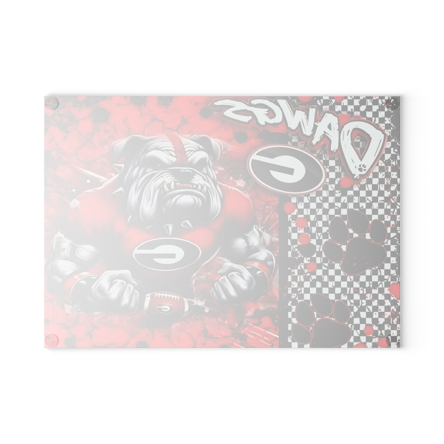 Red Dawgs Bulldog Cutting Board – Bold Spirit & Fierce Kitchen Style