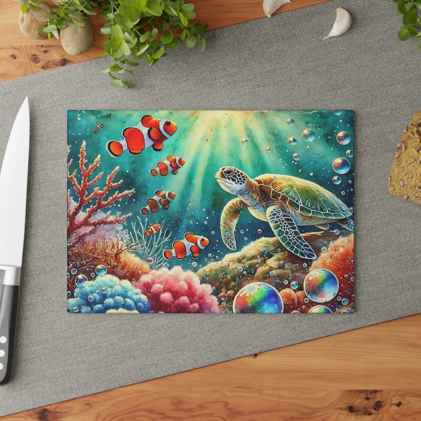 Tabla de cortar de tortuga marina, regalos de tortuga marina, tabla de charcutería, regalo de cumpleaños para hija, regalo de casa de playa, regalo de Navidad para mamá, regalos para esposa