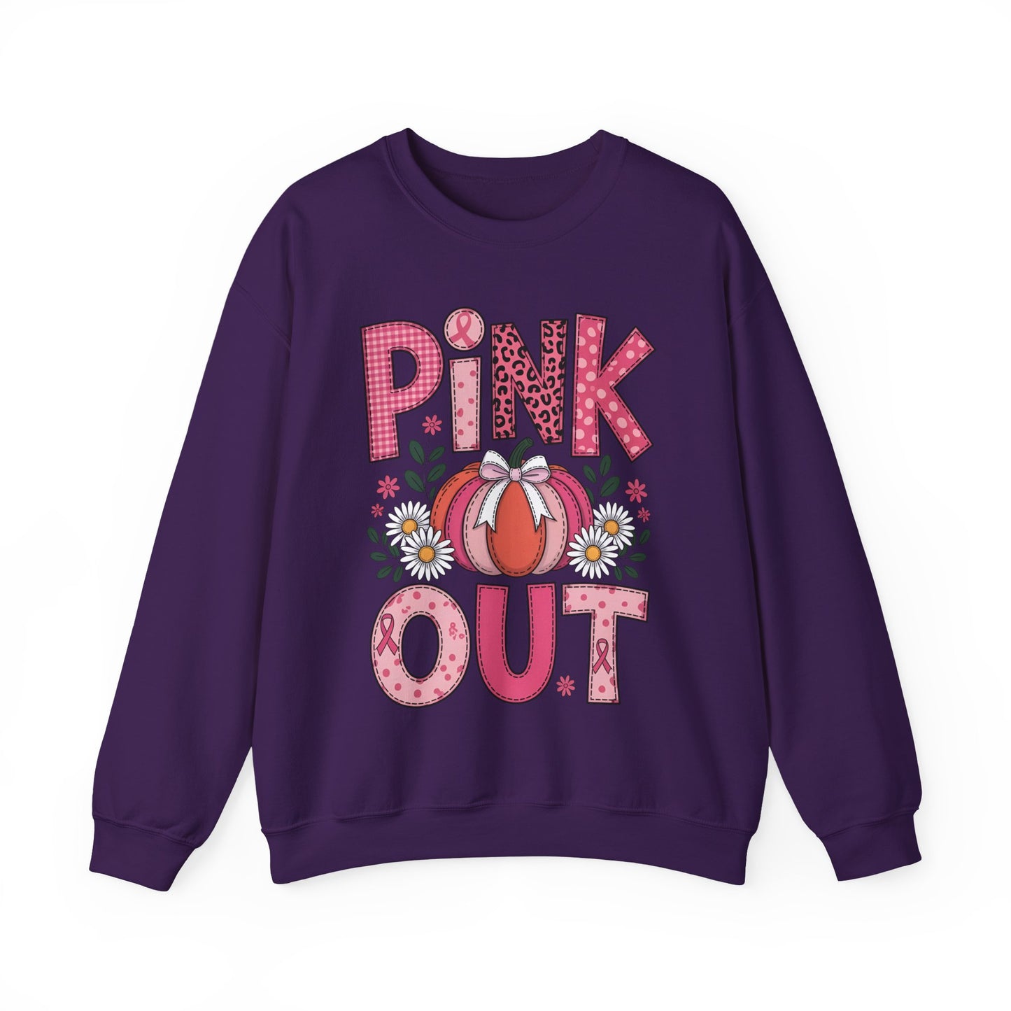🎃🎀 Pink Out Pumpkin Sweatshirt – Fall Breast Cancer Awareness
